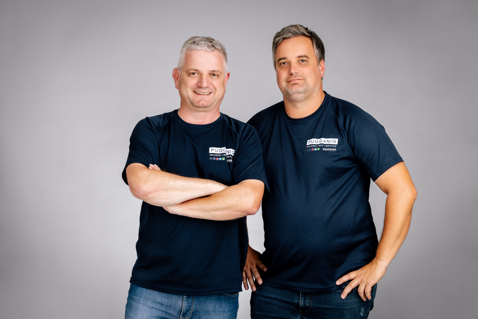 Hannes und Karl-Stefan Pugganig von der PUGGANIG Malerei und Baumeister-GmbH