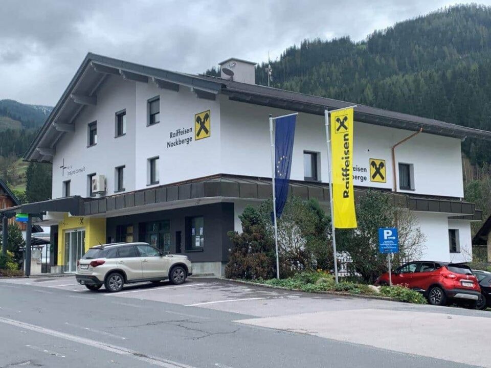 Die Bankfiliale erhielt eine neue Fassade