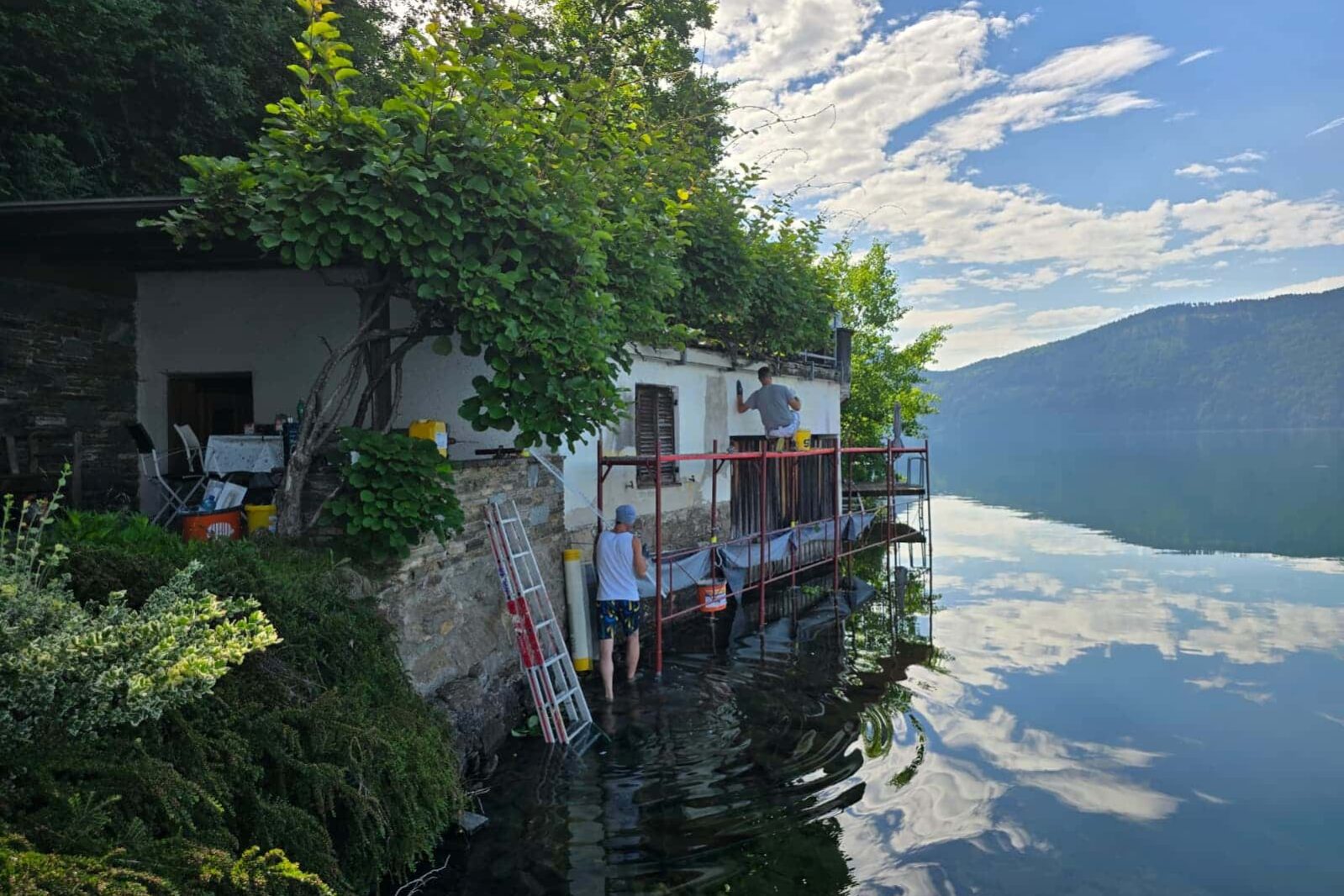 Fassadensanierung-Schwarzenbacher-Millstättersee