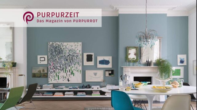 Purpurzeit-7 Farrow & Ball - Titelbild im Magazin