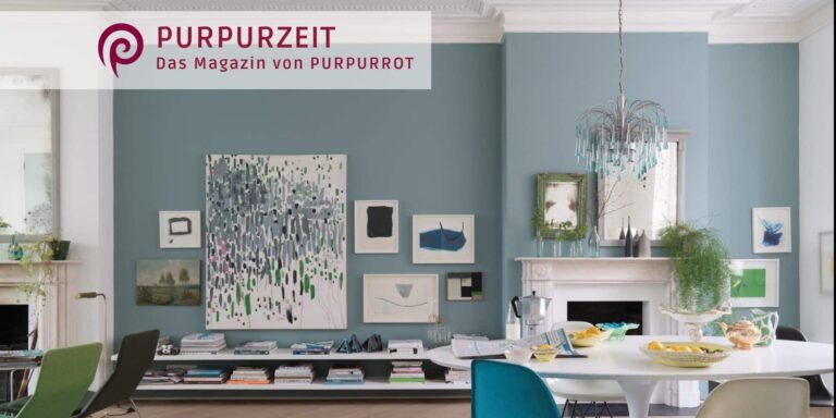 Purpurzeit-7 Farrow & Ball - Titelbild im Magazin
